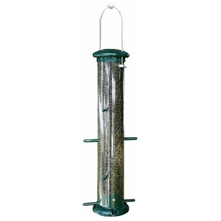 FANCY FELINE 15in. Audubon 8 Port Thistle Tube Finch Birdfeeder FA13605